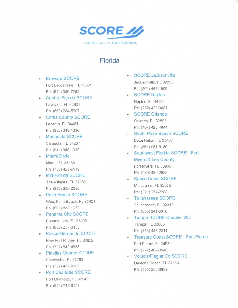 SCORE-Florida