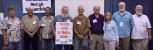 FANN founders & key leaders and innovators gather for group photo at the 4th Annual Native Plant Show, L-R: David Drylie, Dave Chiappini, Richard Moyroud, Carl Bates, Mike Jameson, Bill 7 Nancy Bissett, Brightman Logan and Steve Riefler. 