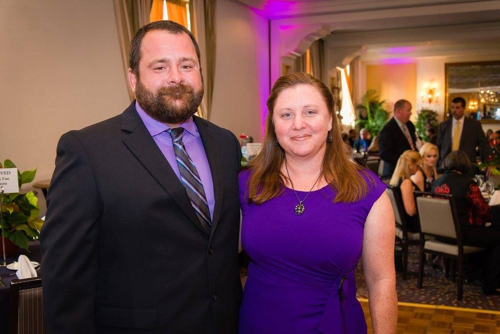 Christopher Scott on the left with Heather Blake at an FNGLA convention. 