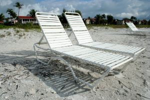 Ready for action! or deep meditation. Sanibel beach photo by Alan Levine. 