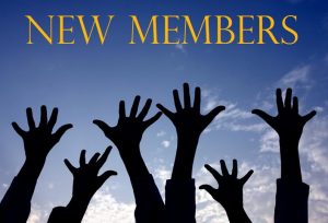 New Members welcome