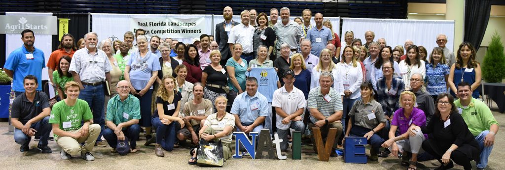 FANN+friends group shot with Chad Crawford, host and producer of the new reality TV series, Flip My Florida Yard.