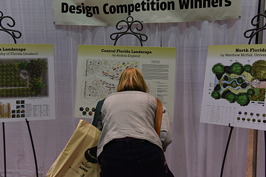 This year's award-winning landscape plans were much admired.