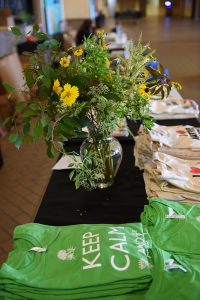 The Experience Team's green t-shirts were a hit, as were the I Love Native Plants & infamous honeybee shirts.