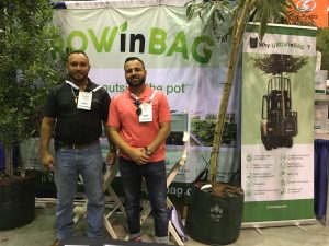 William and Felix with GrowinBag, another eco-friendly product we should be using whenever possible. #ThinkBeyondPlastic