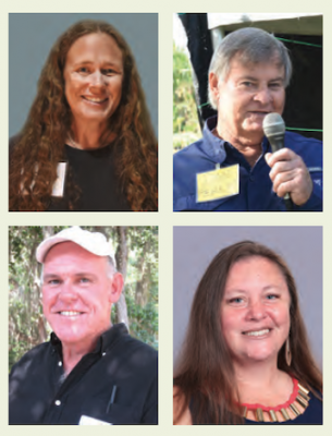 Four FANN members are panelists for the "Challenges & Opportunities in the Native Plant Industry" session at the Florida Native Plant Society's upcoming online conference, Saturday, April 29, 2023. Panelists, clockwise from upper left: Jenny Evans, FANN President & SCCF Adult Ed Director, Dan Perkins, Perkins Direct Step, Heather Blake, Natural Treasures, and Bruce Turley, president of the Native Plant Horticulture Foundation and past prez of FANN.