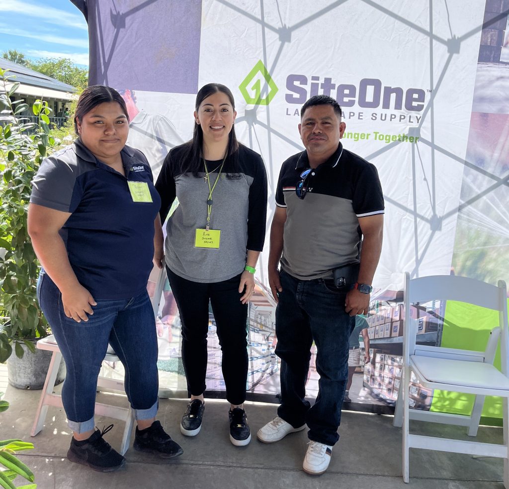 We successfully attracted the attention of local landscapers like Leo, pictured here at sponsor Site One's exhibit with Reyna (left) and Rita (center). Leo went home with a copy of Florida's Best Native Landscape Plants by Bill Nelson, still a classic reference for professionals and homeowners.