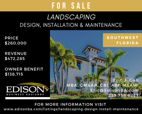 Southwest Florida native landscaping business opportunity